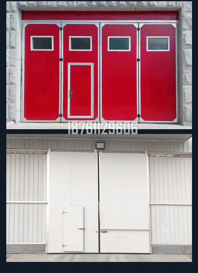 工业平开门厂房仓库平移门定制折叠快速门定制推拉车间门沾运工业提升