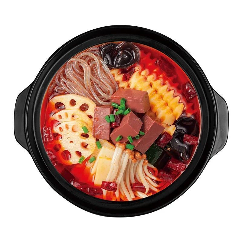 川味重庆麻辣鸭血自热火锅417g方便速食麻辣烫自煮自嗨火锅 麻辣鸭血