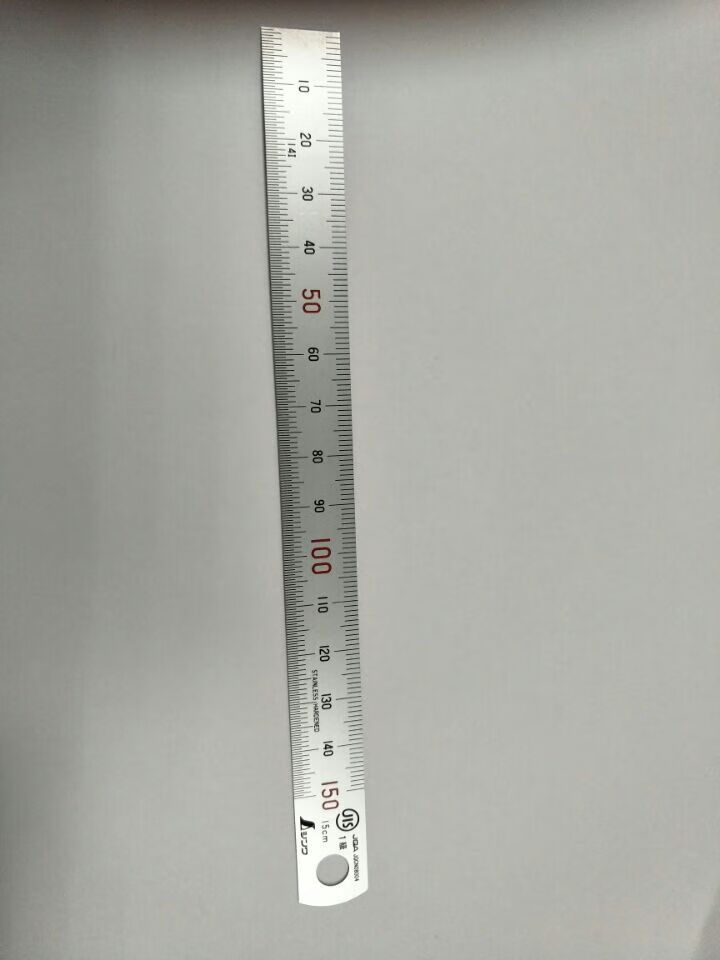 定制日本亲和企鹅钢直尺铁尺不锈钢尺子加厚刻度钢板尺15cm30cm601米