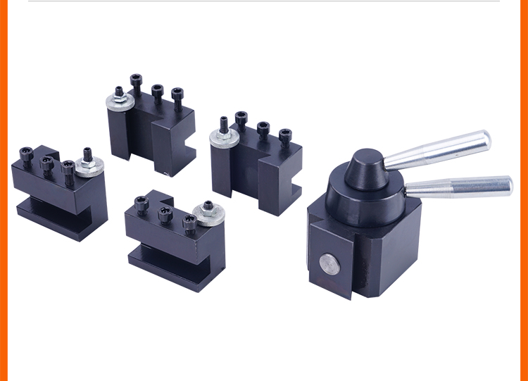 210小车床快换式刀架机床垂座竖向内孔套排刀架数控车刀美式 210铣