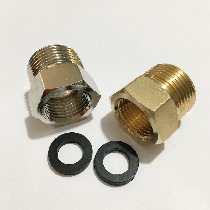 6分外丝转4分内丝接头 壁挂炉热水器燃气接头 角阀水龙头转换接头 4分