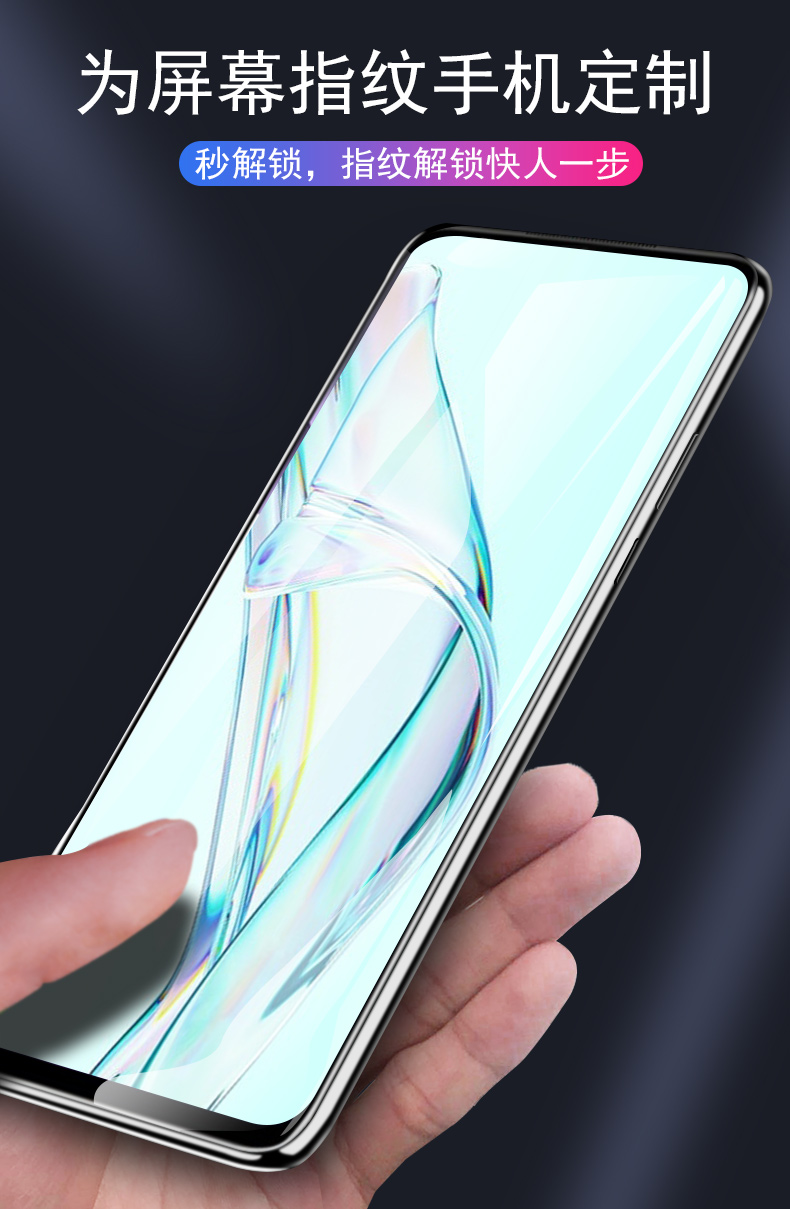 ax0n3o保护a30中兴axon30屏下版2片全透明1片抗蓝光全中兴其他型号