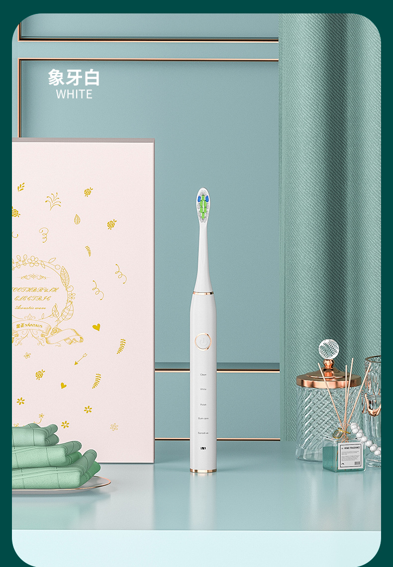 金正电动牙刷成人金正电动牙刷自动男士消毒充电式便携女成人情侣套装