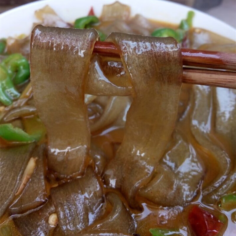 山东纯红薯大宽粉条农家手工自制红薯粉大宽粉宽粉条火锅粉东北拉皮