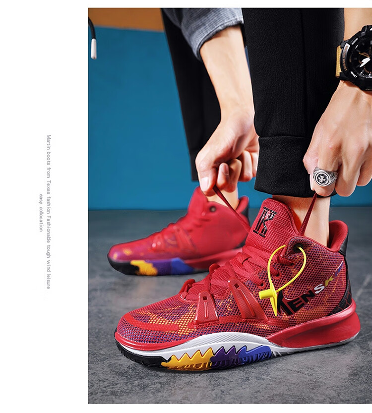 1/1aj夏季南海岸篮球运动男女鞋圣甲虫洛杉矶学生鸳鸯男鞋 6代章鱼哥