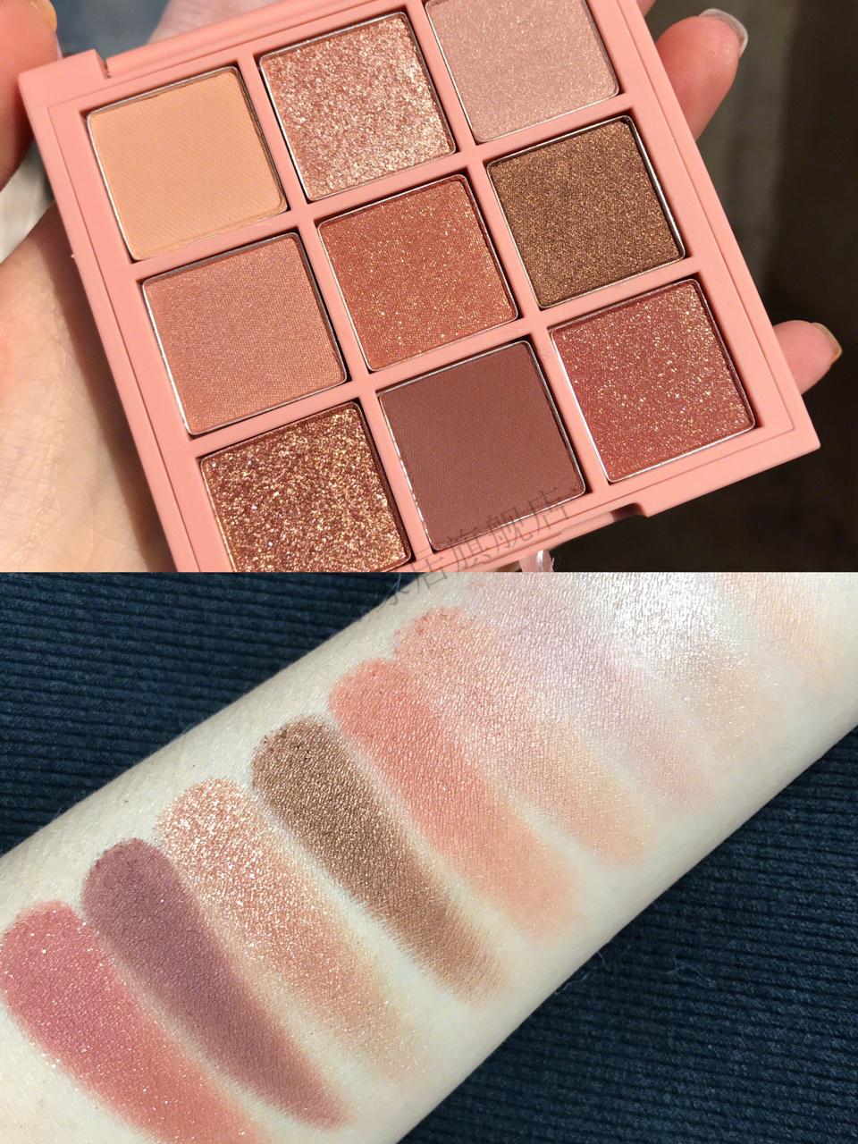 20配老婆礼物韩国3ce/三熹玉九宫格眼影盘9色干枯玫瑰overtake哑光九