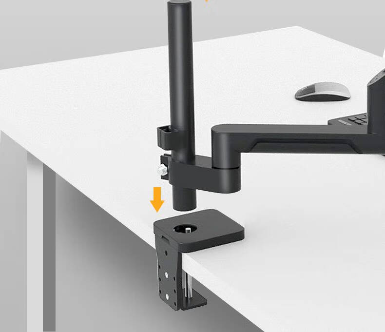 电脑显示器支架机械臂桌面双屏免打孔可升降竖屏悬臂笔记本支撑架尚