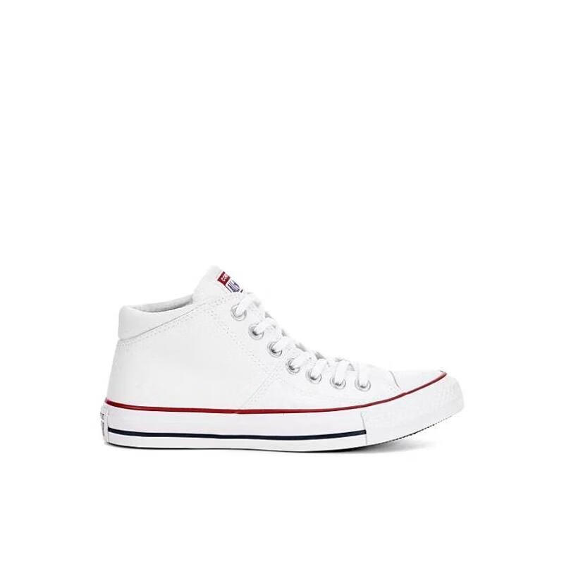 converse匡威女运动鞋帆布高帮系带包头纯白经典新款744743white415女