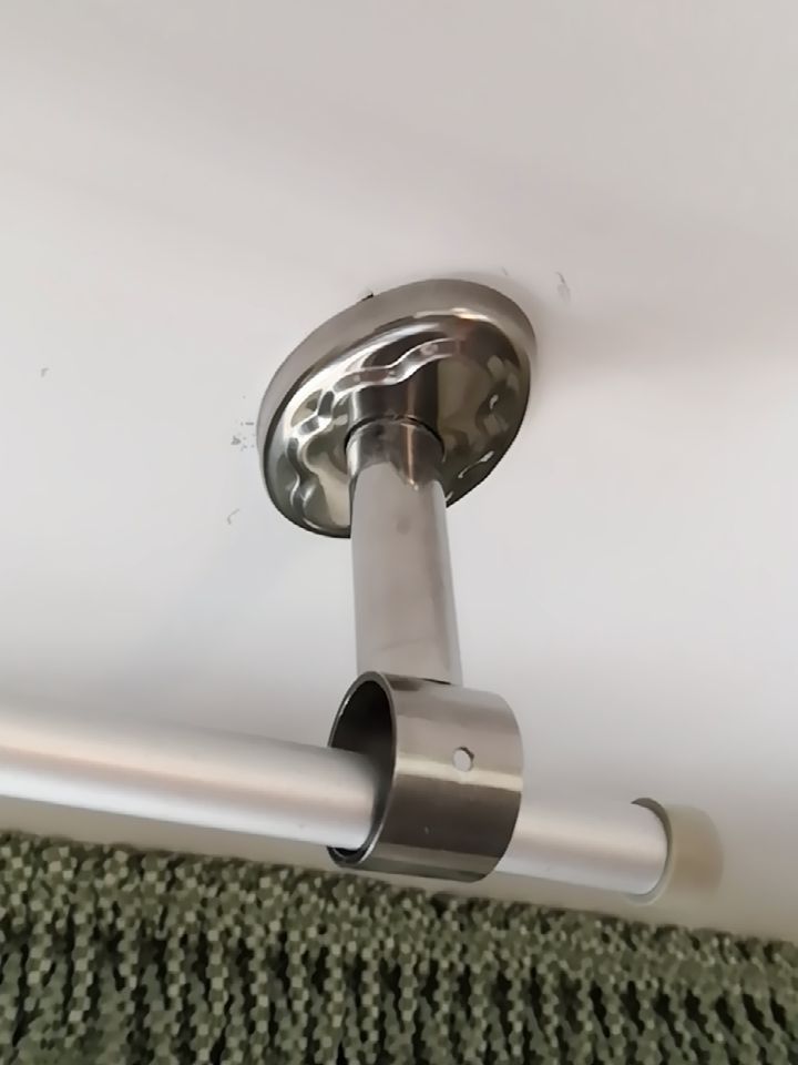 底座支架吊杆悬挂晾衣架吊通不锈钢阳台晾衣杆配件固定吊座顶装件 一