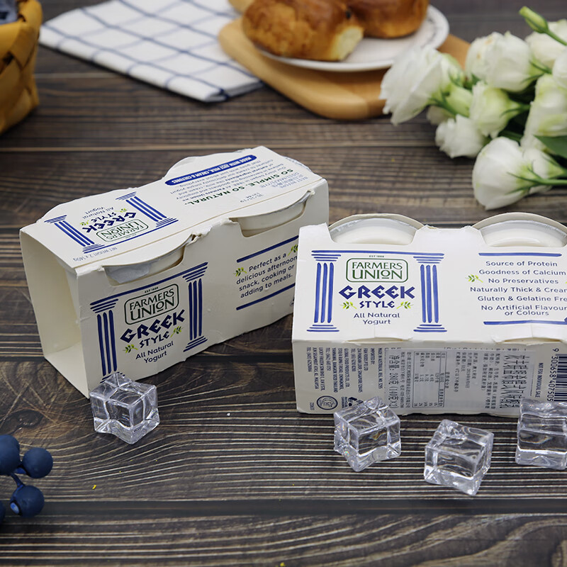 澳洲酸奶原味蜂蜜农夫联盟希腊farmers union 原味200克*10杯【图片
