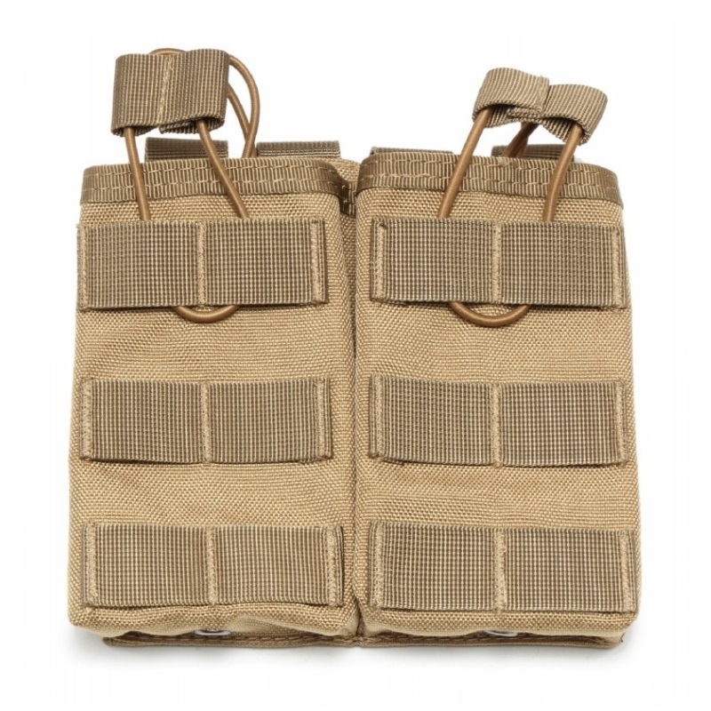 户外战术molle背心附件包ak双联弹夹袋edc工具包野战多功能杂物包 cp