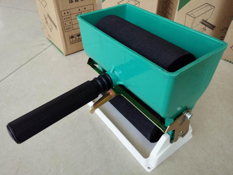 木工涂胶机 手动 刷胶神器手动涂胶机滚胶机木工手提滚筒刷涂胶器白