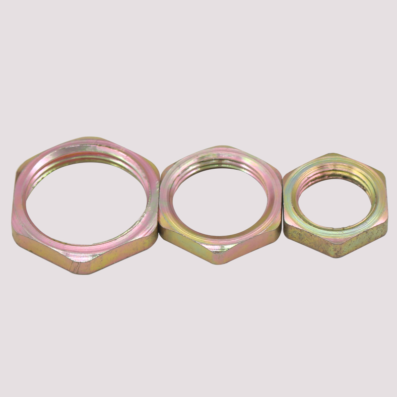 防爆螺母防爆锁紧锁母碳钢六角螺母dn15dn20dn25挠性管接头锁母g22寸