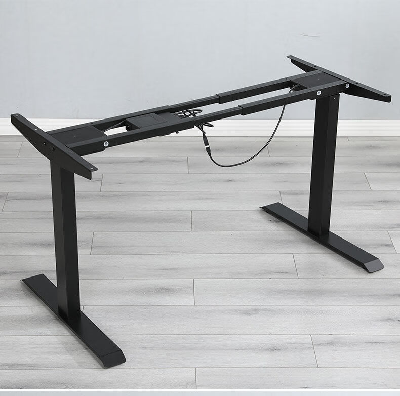 墨申 电动升降桌腿双电机可调节高度升降桌架伸缩横梁自动站立式工作