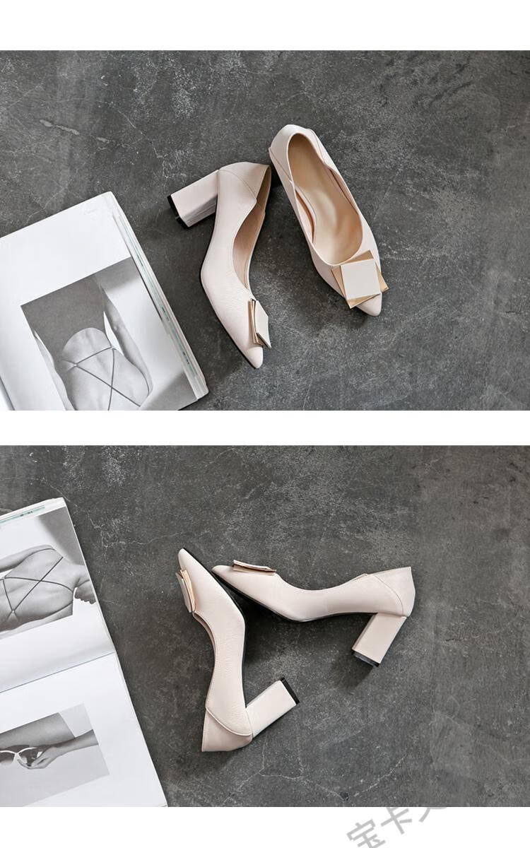 加宽加肥女高跟鞋加大码大码鞋脚宽胖妹妹41一43大脚骨胖脚宽脚单鞋小