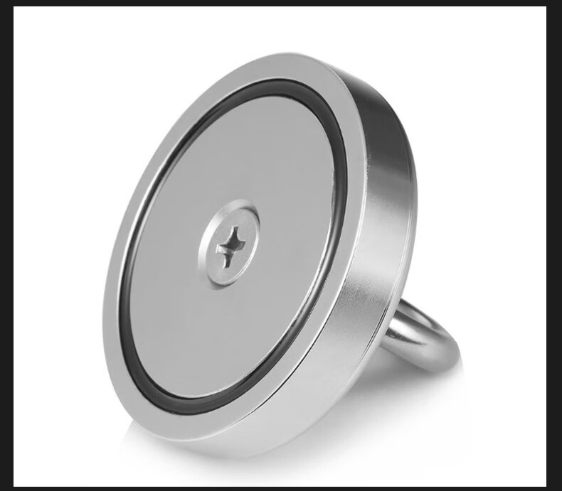 强力磁铁超强 强力打捞磁铁 吊环锅磁双面磁性打捞磁铁套装强力磁铁