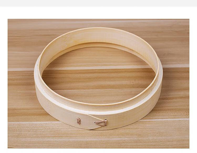 竹蒸笼加高圈竹木蒸塔夹层笼圈蒸笼笼屉加高架高圈蒸笼架子垫圈垫高竹