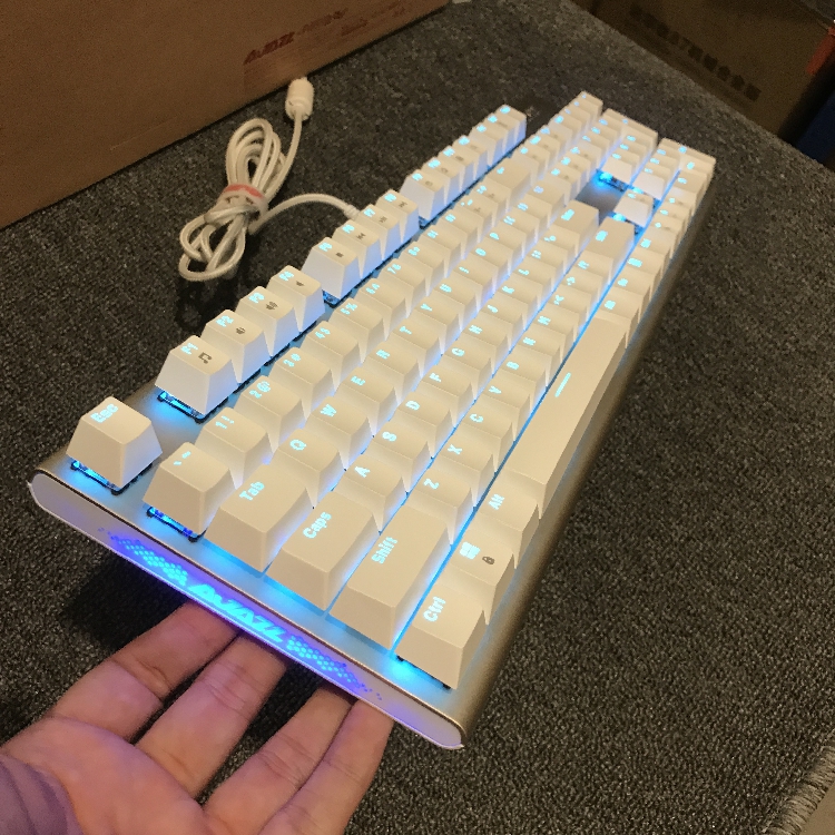 官方旗舰通用黑爵ak40s机械键盘rgb黑轴青轴茶轴星际迷航定制手托侧灯