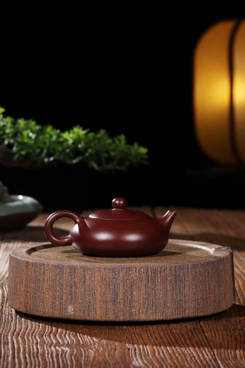 【官方旗舰】鑫祥势宸宜兴徐霞纯手工紫砂壶原矿紫朱泥玉扁壶源头茶具
