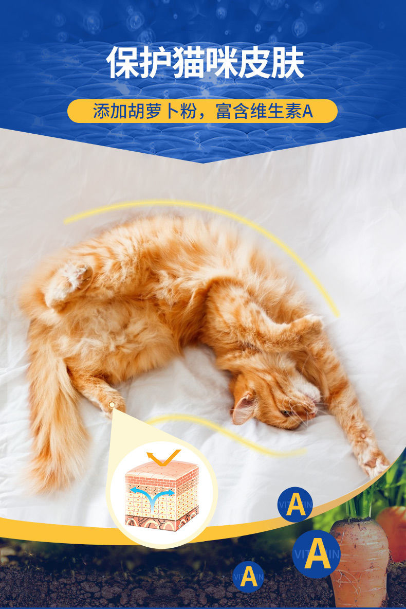 威洛特猫用卵磷脂猫咪狗狗软磷脂美毛爆毛减少掉毛牛磺酸鱼油颗粒猫用