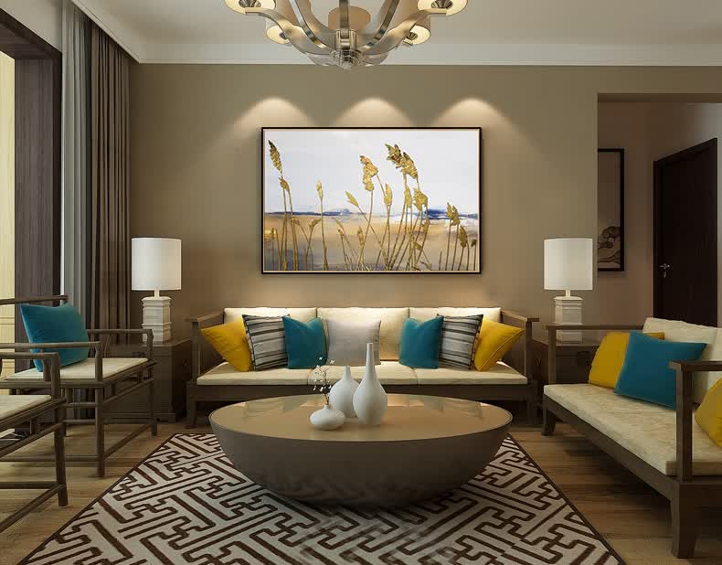 瑞杰 花絮 休息室卧室客厅装饰画 高端轻奢挂画 沙发背景墙装饰壁画