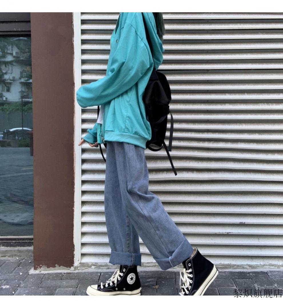 22新款时代少年团宋亚轩同款裤子 时代少年团宋亚轩同款裤子直筒女