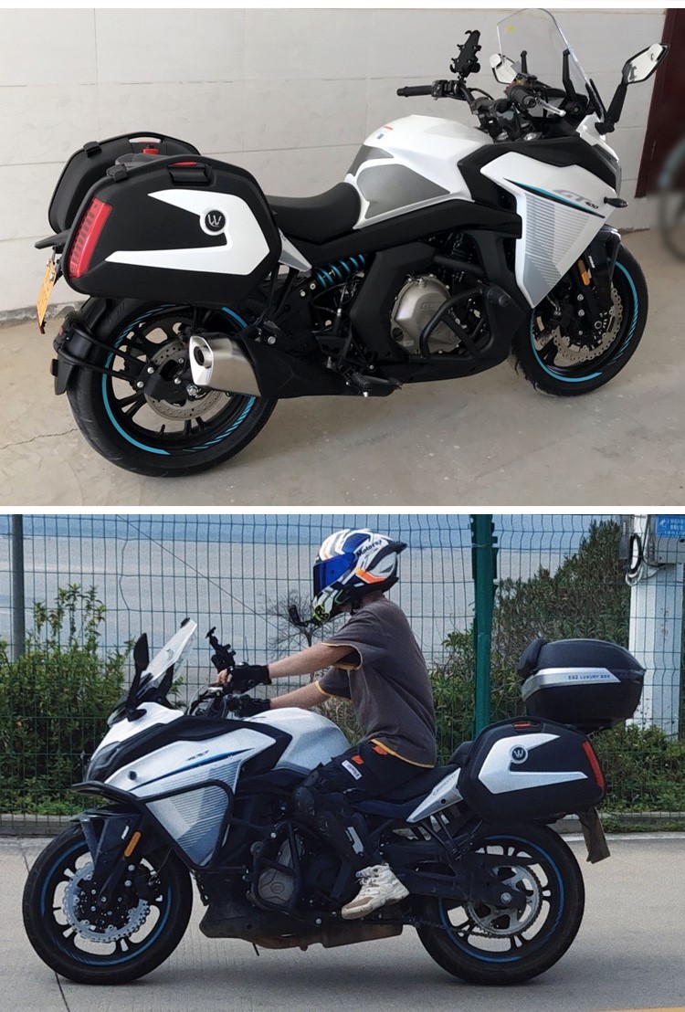 春风gt400摩托车边箱gt650三箱后备箱侧箱尾箱测下挂箱快拆改装升级款