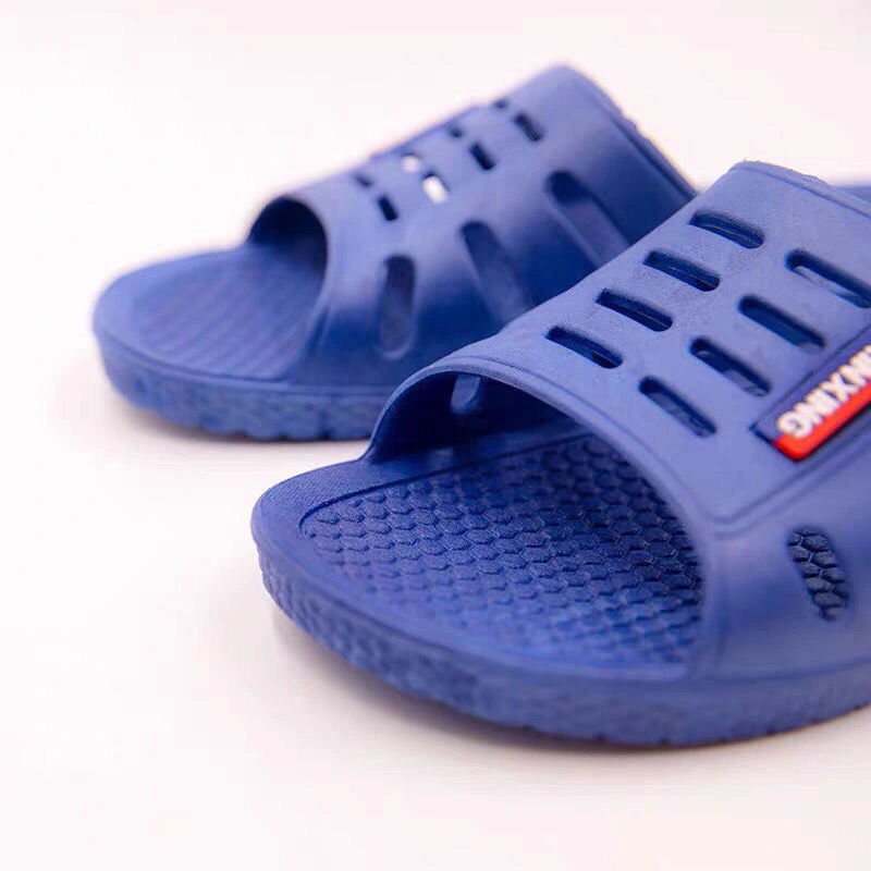 塑料洗澡拖鞋居家室内男女士厚底家用拖鞋夏季308款蓝色偏小一码40