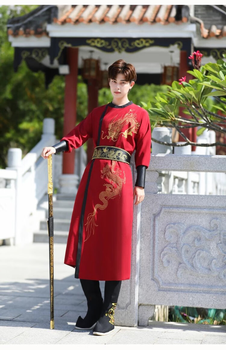 卫飞鱼服古装长袍表演服影视男锦衣之下同款武侠捕快官服演出服原创明