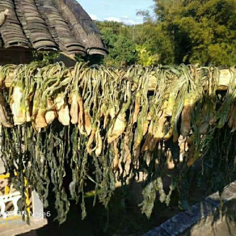 广西大头菜梧州藤县特产农家自制咸菜干下饭菜菜疙瘩蔬菜干1斤小头菜