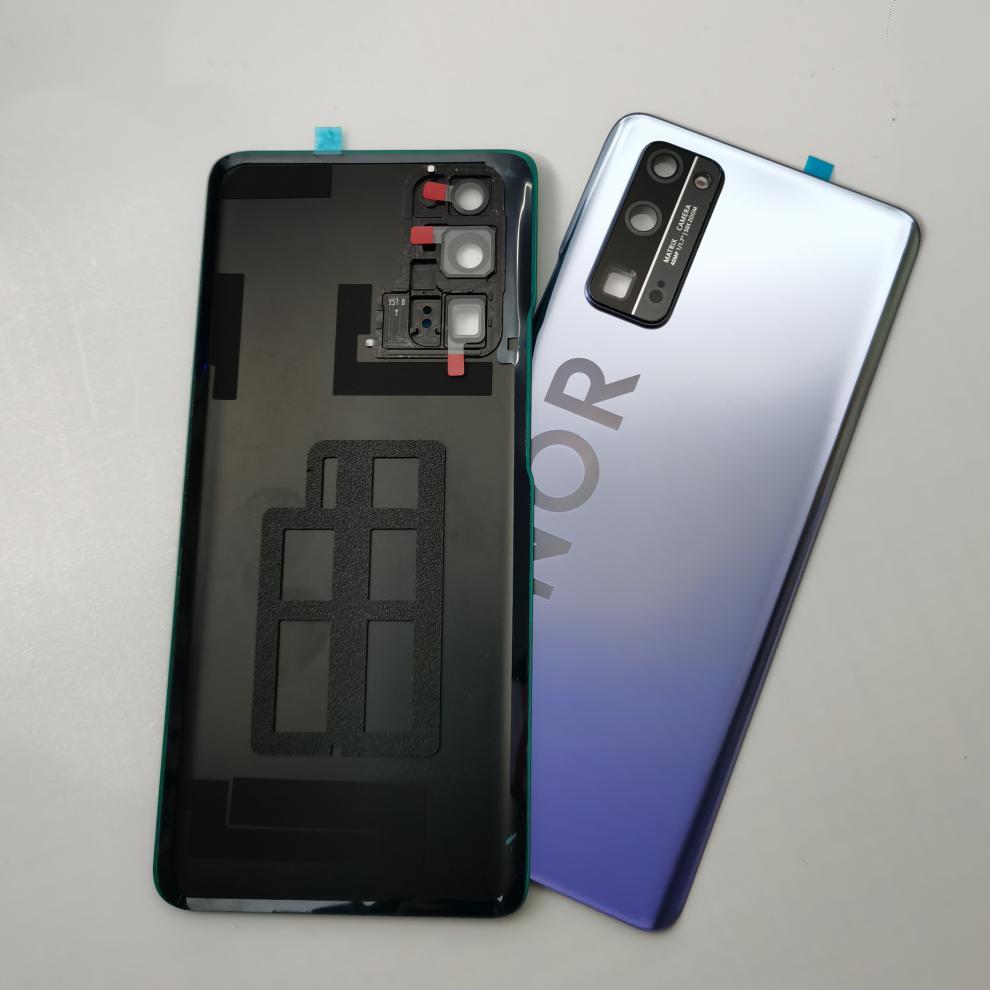 适用于荣耀30玻璃后盖30pro原装后屏v30/v30pro原装电池盖30s后外壳汉