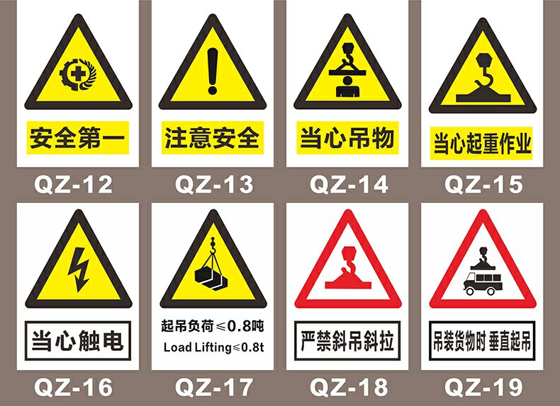 电动葫芦安全操作规程全套企业工厂车间管理制度牌点告知卡危险警示