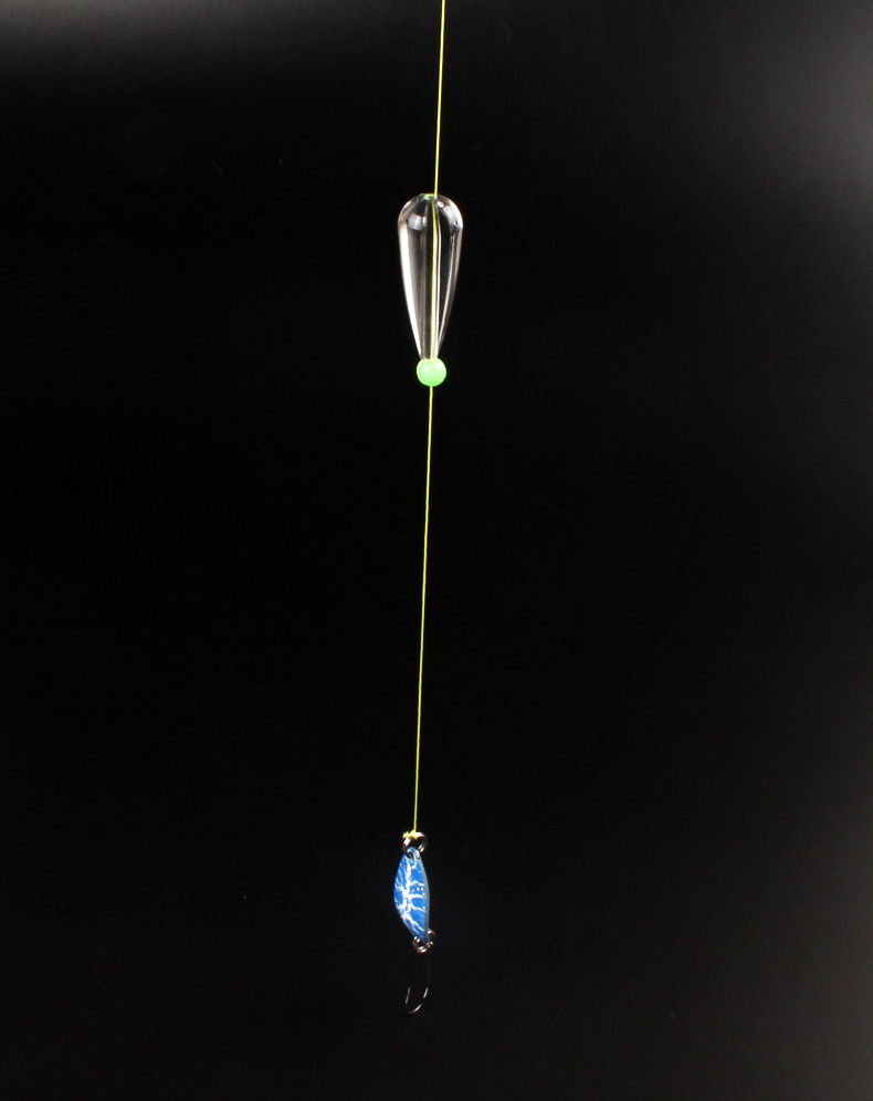 助投器浮水器沉水路亚飞蝇亮片路亚饵助投器白条辅助远抛 透明沉水7.