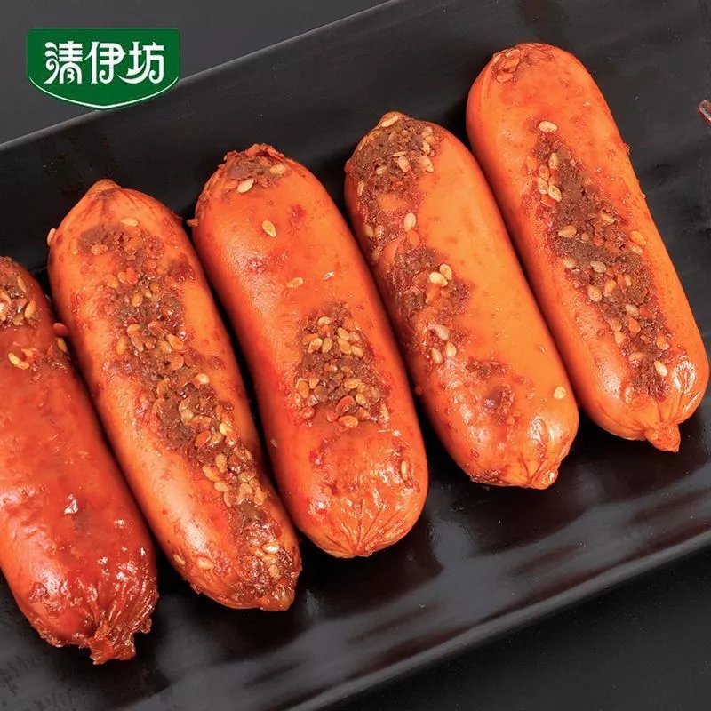 香辣香脆肠 32g*支 清真食品 香肠 清真烤肠 脆脆肠 鸡肉肠 玉米香脆