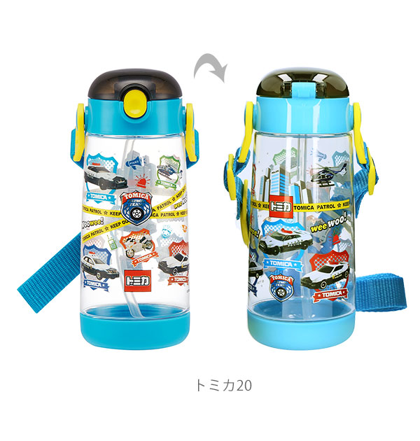 儿童水壶 透明 直饮 日本skater透明儿童吸管水杯子幼儿园小学生水壶