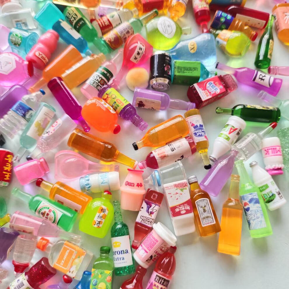 可爱迷你版小零食玩具便宜微缩食玩超市小瓶子网红迷你食物仿真小零食