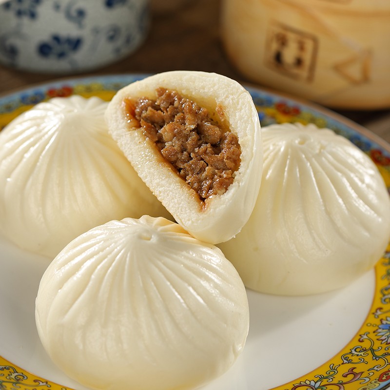 【冶春红楼雅膳】扬州特产早餐速冻包子肉包网红美食鲜肉包300g