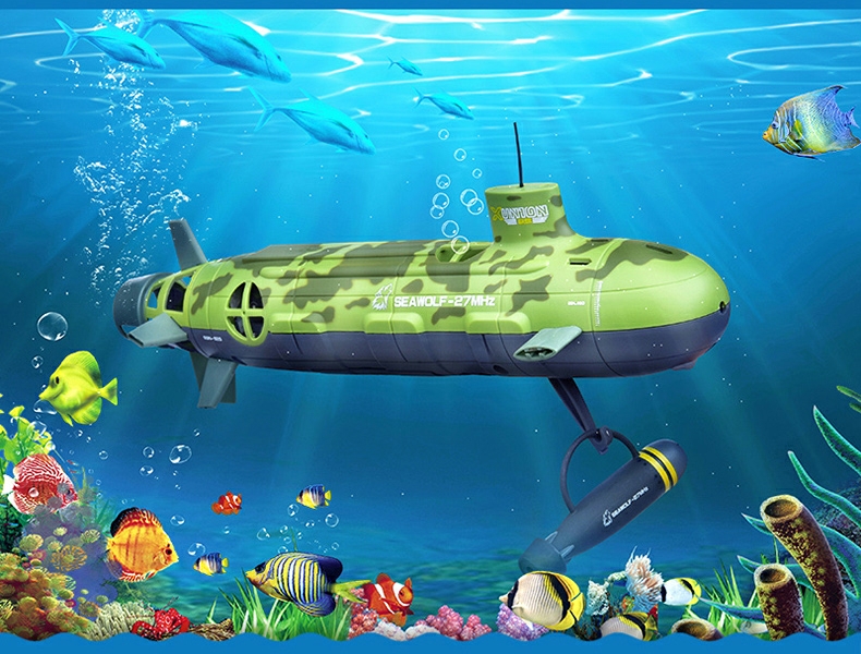 潜水艇仿真海狼号电动潜艇模型男孩学生电动玩具船送闺蜜老公男女朋友