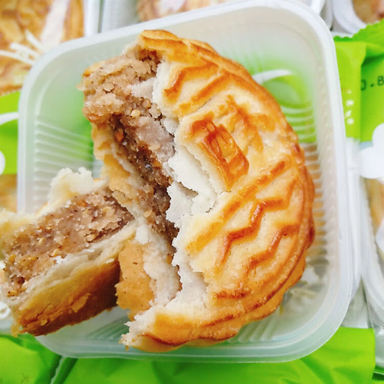 正宗大西双酥椒盐五仁葱汁月饼东北辽宁沈阳特产糕点食品独立包装