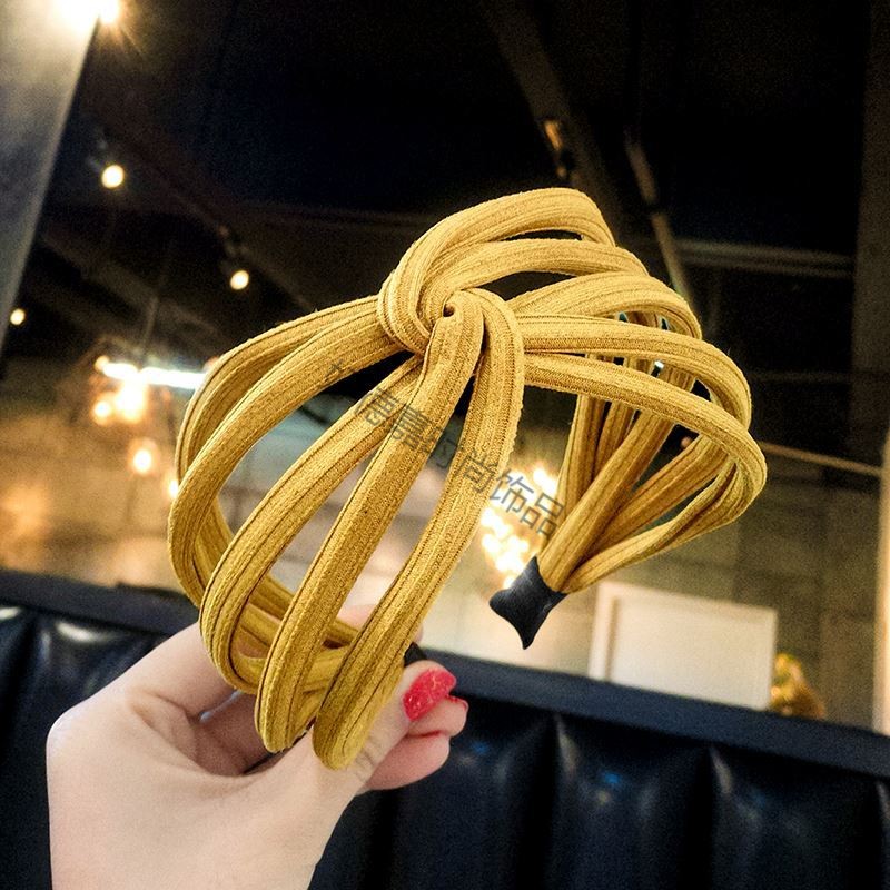 压发圈新款宽边发箍韩国简约百搭布艺发饰日韩甜美可爱森女洗脸头箍