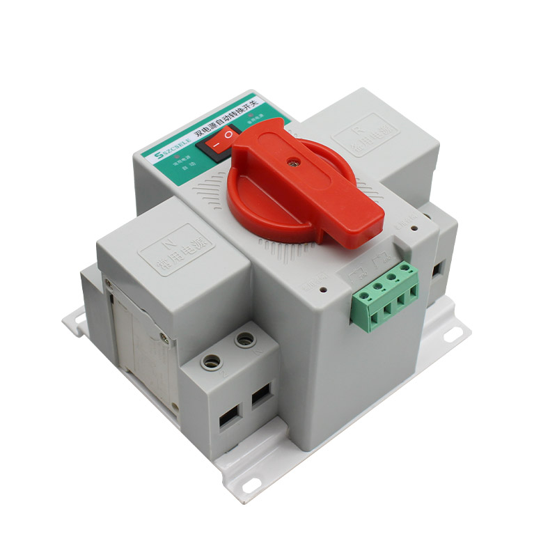 双电源自动转换开关63a2p4p220v380v电源自动切换开关电源转换器 2p