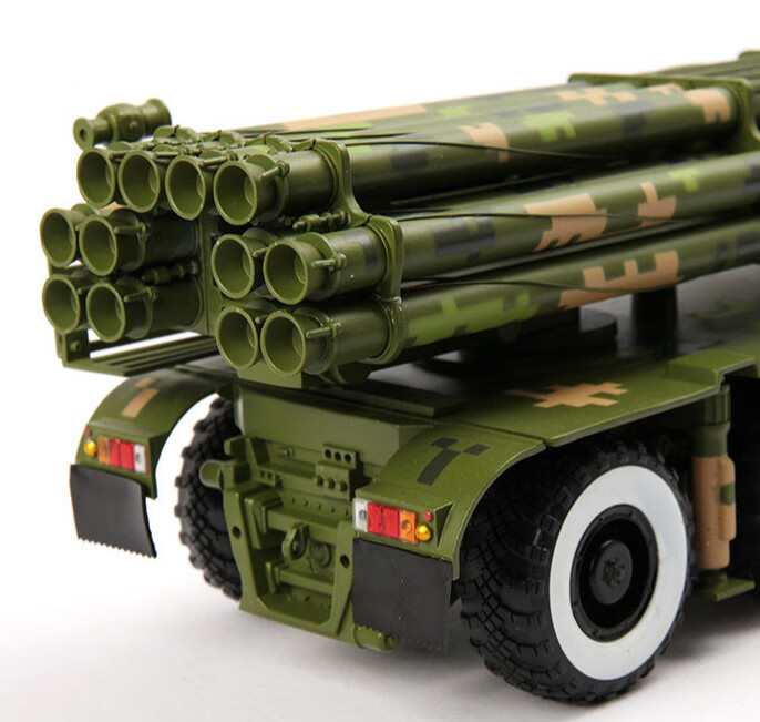 300毫米远程火箭炮模型合金 300火箭炮导弹车模型军事成品1:30 数码