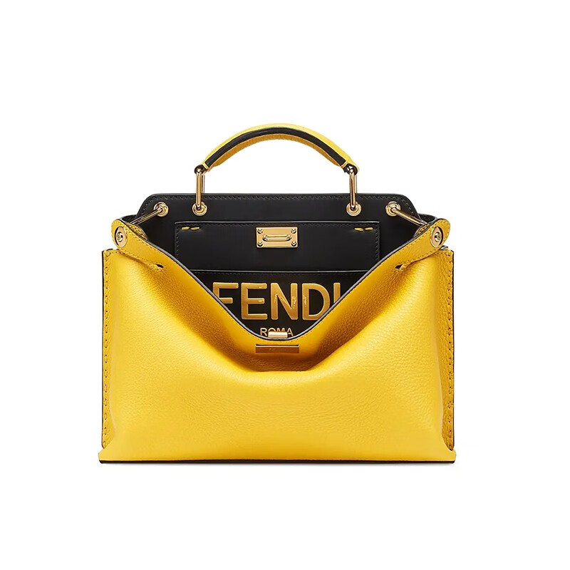 fendi芬迪男包手提包公文包peekaboo品牌英文字母简约时尚礼物代购