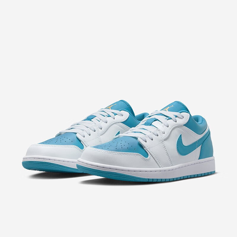 耐克(nike)air jordan 1 low 男子蓝白aj1低帮复古运动休闲鞋 553558