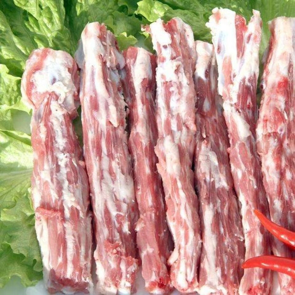 新品鲜羔羊羊尾骨羊蝎子尾骨羊肉新鲜羔羊尾骨精修羔羊尾骨5斤