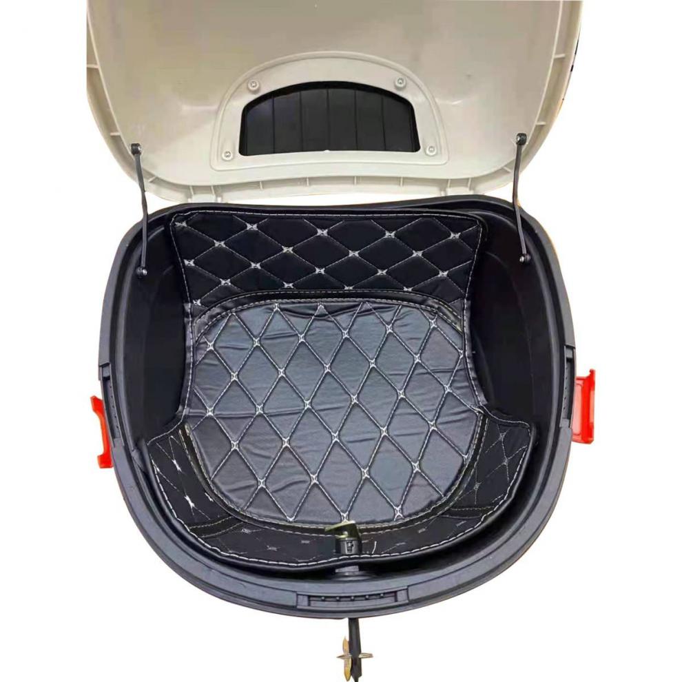 电动车后备箱通用小牛雅迪爱玛新日台铃电瓶车尾箱大号外星人 黑色