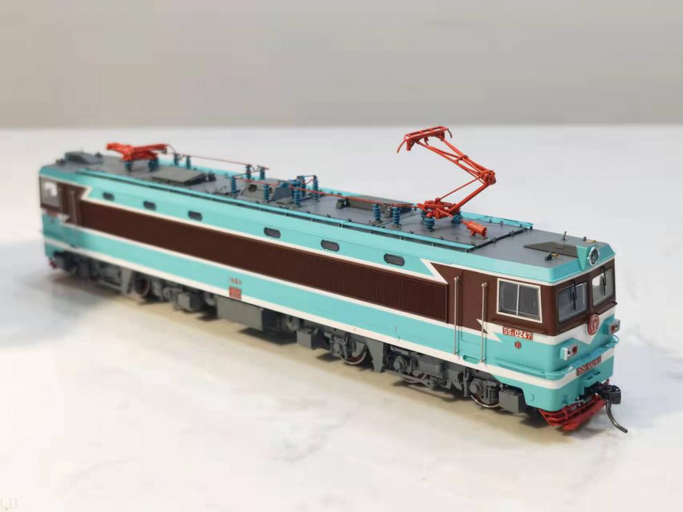 1435火车模型1435火车模型187ho韶山3型ss3干线电力机车团购广铁怀段