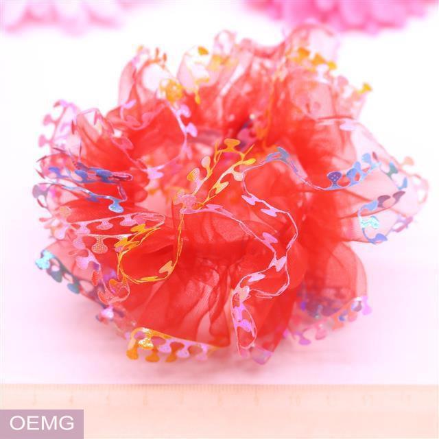 oemg 80年代的头花儿童饰品公主可爱盘发发圈绳小学生舞台表演发饰