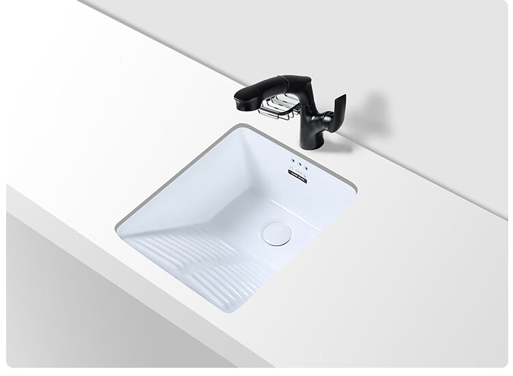 toto台下盆洗衣池阳台陶瓷家用台下盆方形带搓衣板洗衣盆超窄正面大搓