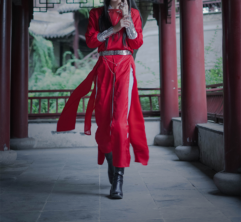 津谨岸天官赐福cos花城古装汉服男太子悦神谢怜假毛cosplay服装女全套